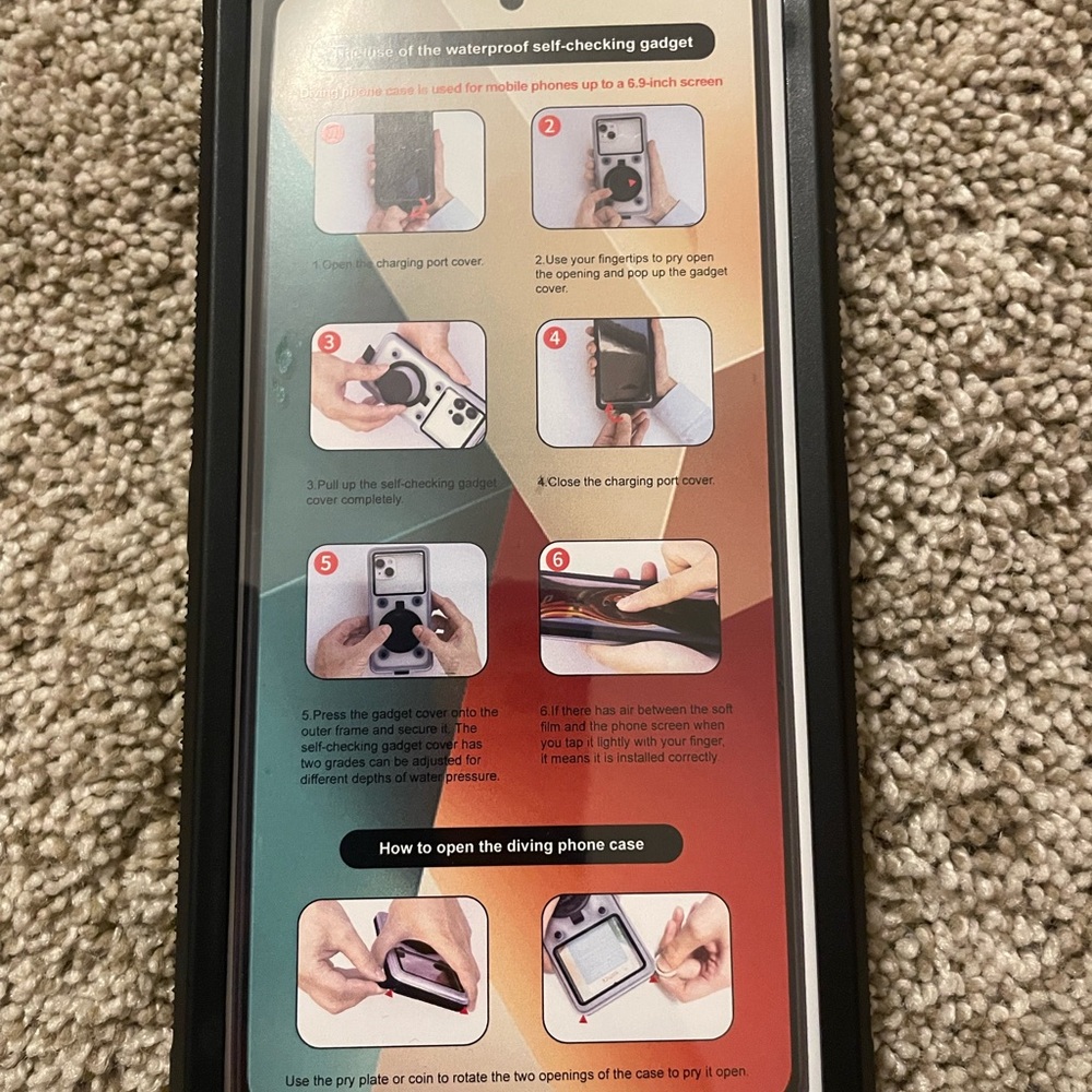 T70Pro Waterproof Phone Case - Picture 2 of 6
